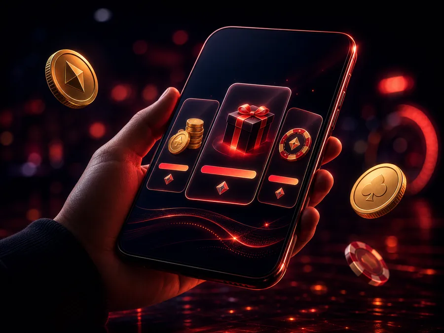 Správa bonusů Nine Casino v mobilním telefonu